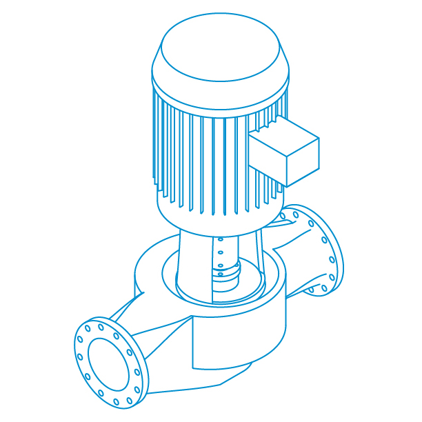 4300 Vertical In-Line (VIL) single pumps