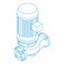 4360 Vertical In-Line (VIL) Single Pumps Line Drawing