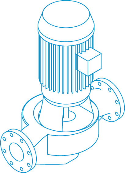 4380 Vertical In-Line (VIL) Single Pumps
