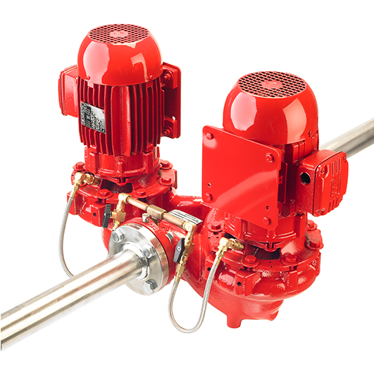 4392 Vertical In-Line (VIL) Twin pumps