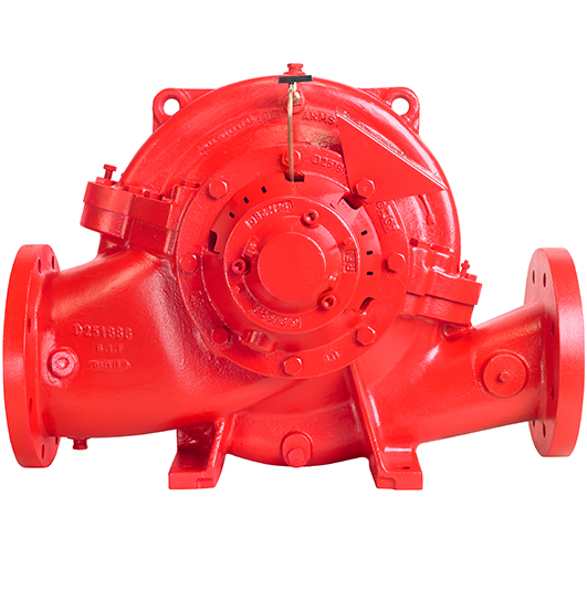 4600 horizontal split-case base-mounted pump Sideview