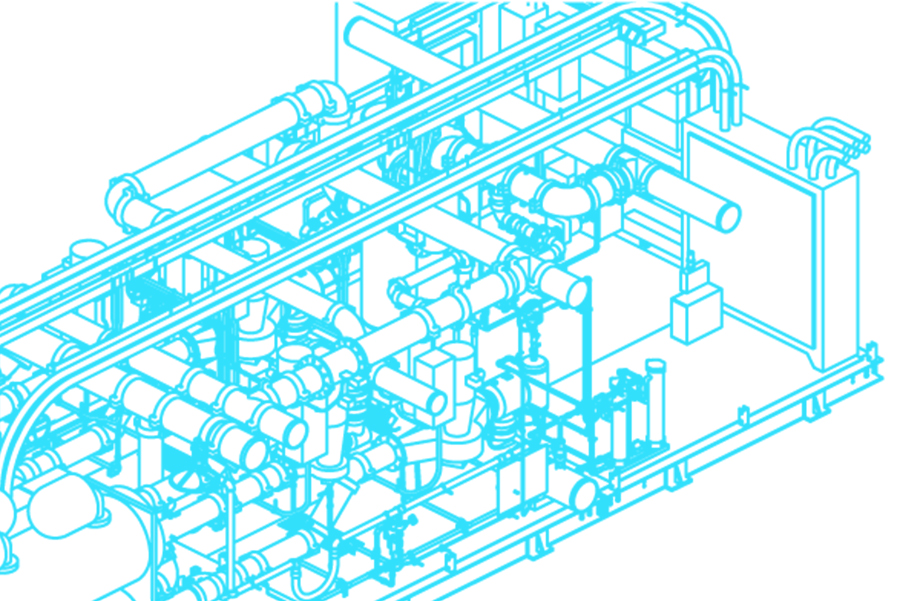 HVAC Packages - LineDrawing