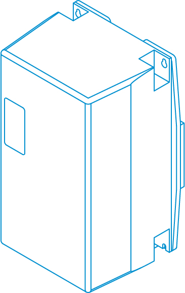 IVS 102 Intelligent Variable Speed controller - LineDrawing